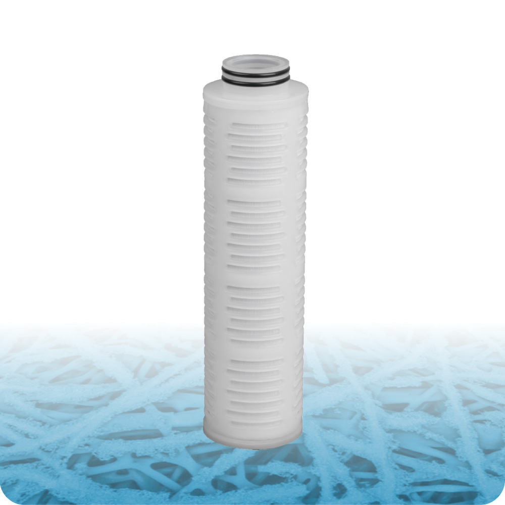 MicroDoer™ PFA Series Electronics Grade PFA/PTFE Pleated Filter Cartridges 100% fluoropolymer