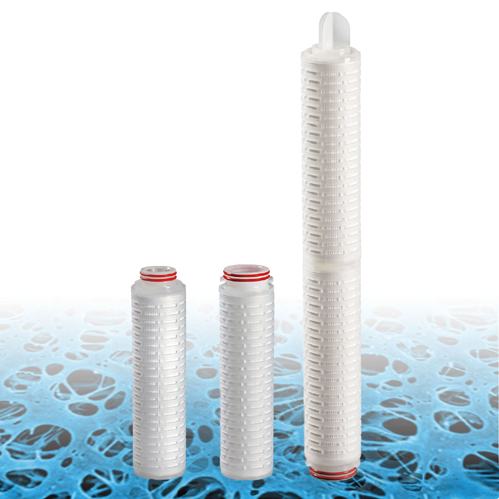 PharmaDoer® PVDF Series Sterilizing Grade Hydrophilic PVDF Pleated Filter Cartridges